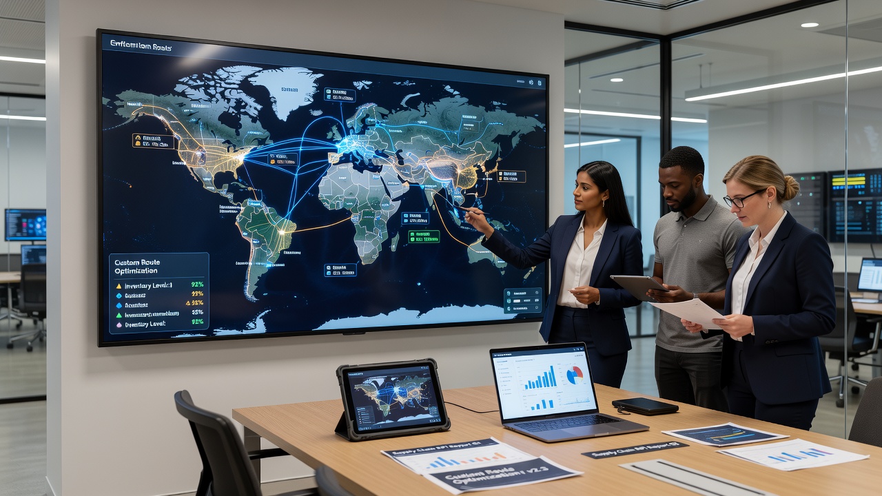 Examining the Role of Custom Mapping Solutions in Streamlining Supply Chain Logistics